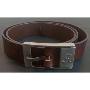 Eagles Wings Alabama Embossed Brown Leather Belt  Size 38